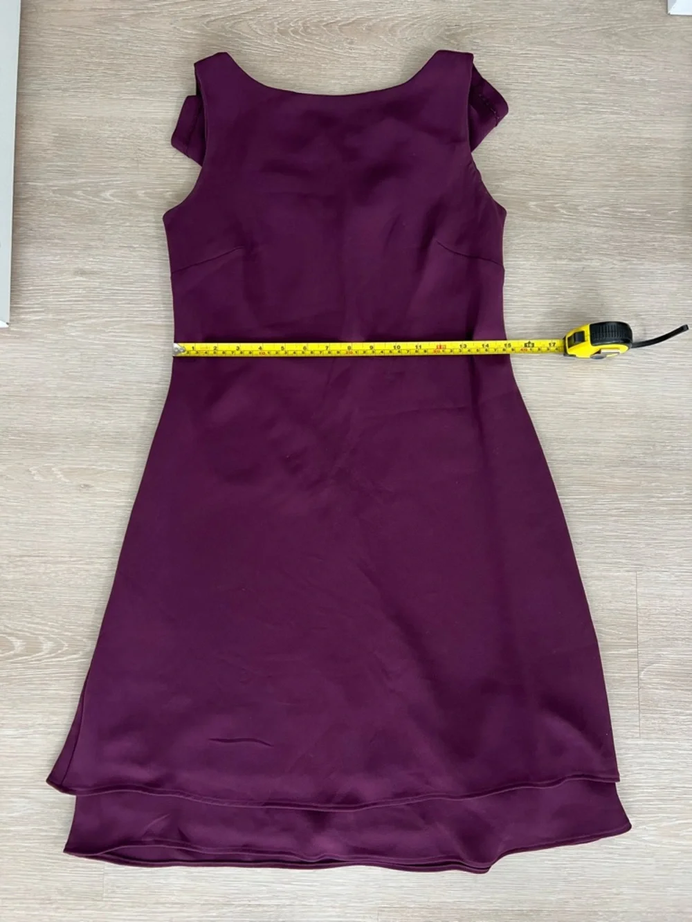 Evan Picone Sleeveless Plum Dress - Picture 7 of 7
